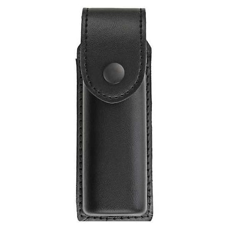 Pepper Spray Holster, Synthetic Leather, Black, M, Snap MPN:1460PB
