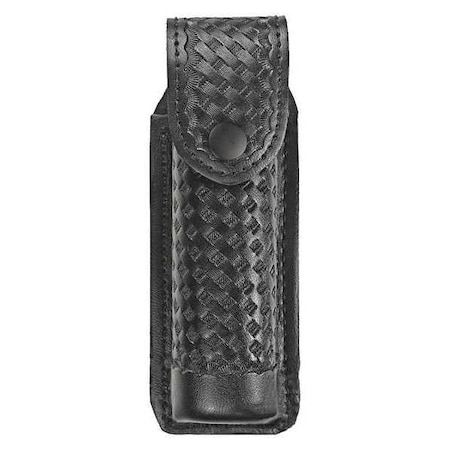 Pepper Spray Holster, Synthetic Leather, Black, M, Snap MPN:1460WB