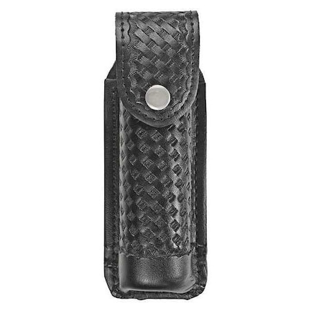 Pepper Spray Holster, Synthetic Leather, Black, M, Snap MPN:1460WN