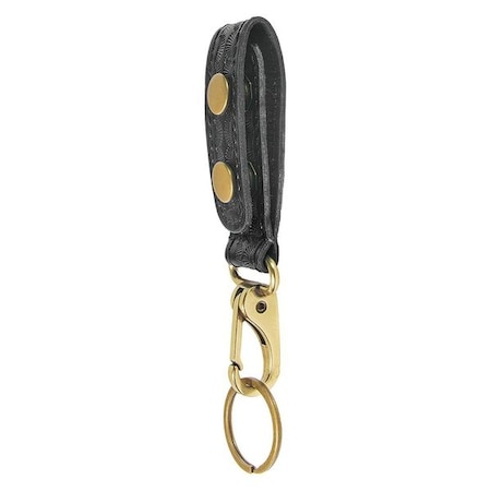 Key Holder, Synthetic Leather, Black, Universal, Snap MPN:1487WG