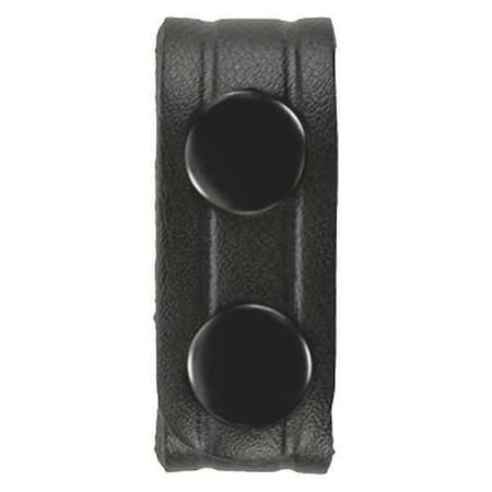 Belt Keeper, Synthetic Leather, Black, Universal, Snap MPN:1496PB