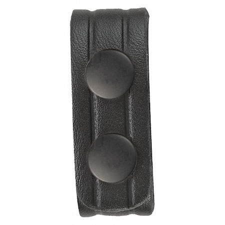 Belt Keeper, Synthetic Leather, Black, Universal, Snap MPN:1499PB