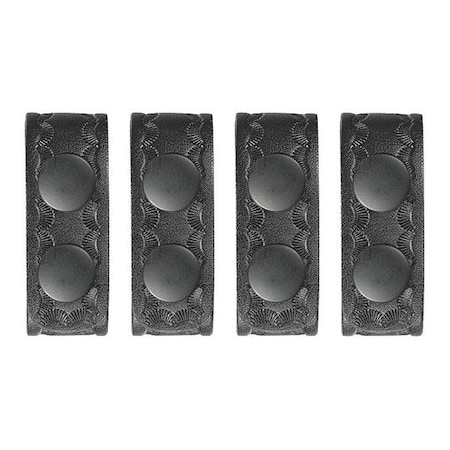 Belt Keeper, Synthetic Leather, Black, Universal, Snap MPN:1499WB