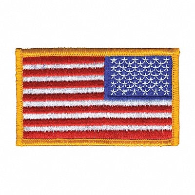 Embroidered Patch U.S. Flag Dark Gold MPN:0038