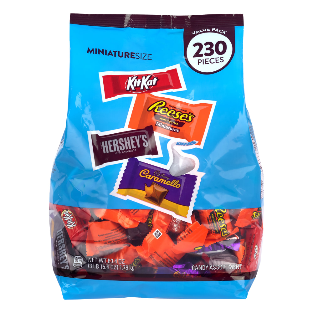 Hershey Assorted Minis Value Pack, 57.18 oz, 210 ct MPN:034000661824