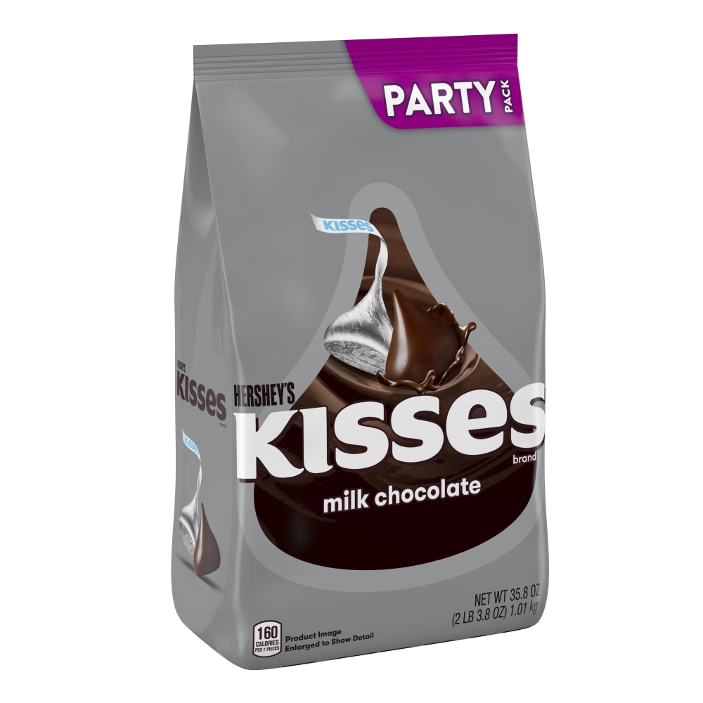 Hersheys Kisses Milk Chocolate Candy, 35.8 Oz Bag MPN:13480