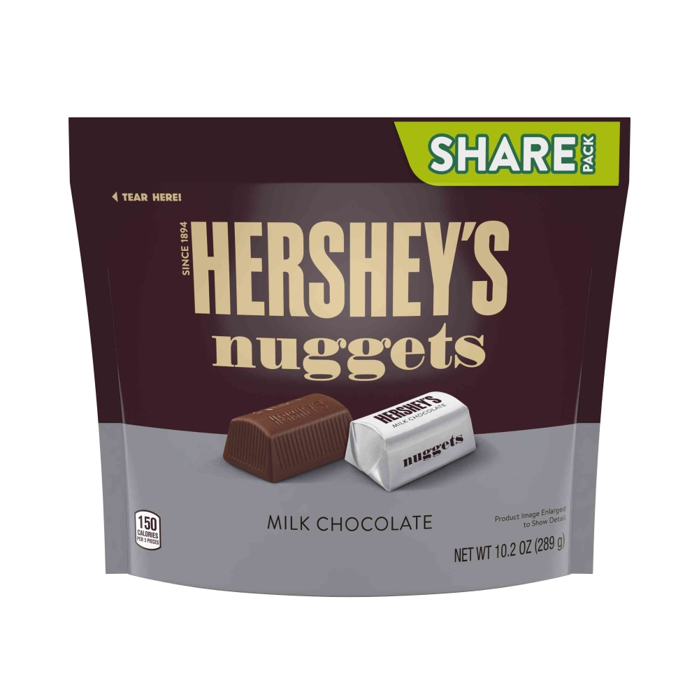 Hersheys Nuggets Milk Chocolate Candy, 10.2 Oz, Pack Of 3 Bags MPN:01870