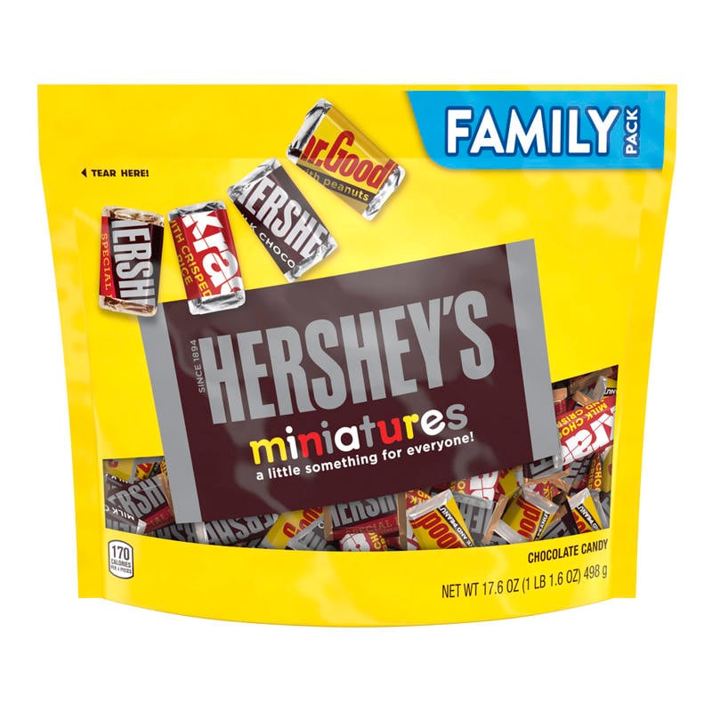 Hersheys Miniatures Chocolate Candy Assortment, 17.6 Oz Bag MPN:21491