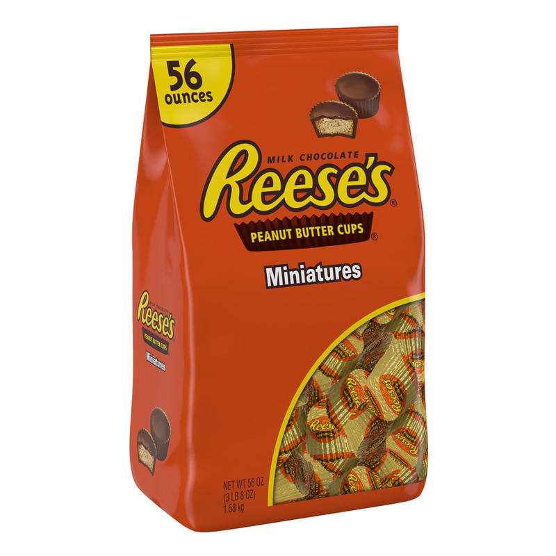 Reeses Peanut Butter Cup Miniatures, 3.5 Lb Bag MPN:24375
