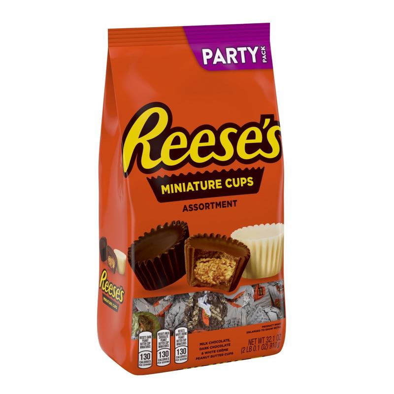 Reeses Miniature Cups Assortment, 32.1-Oz Bag MPN:43165