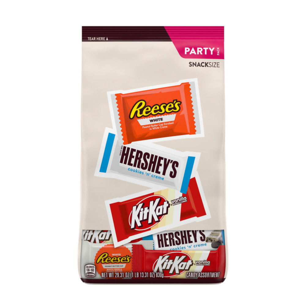 Hersheys All Time Greats White Snack Size Assortment, 29.31 Oz, Bag Of 59 Pieces MPN:45721