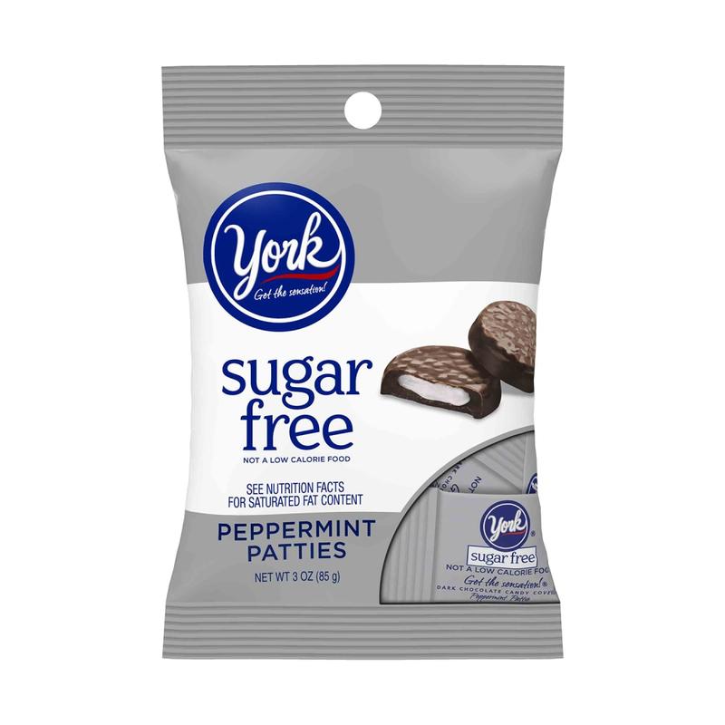 YORK Peppermint Pattie Miniatures, Peg Bag, 3 Oz, Pack Of 12 Bags MPN:4911
