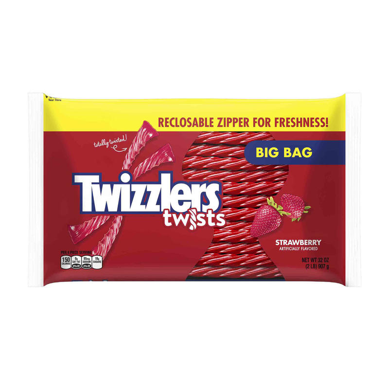 Twizzlers Strawberry Twists, 32-Oz Zipper Bags, Pack Of 2 Bags MPN:246-00041