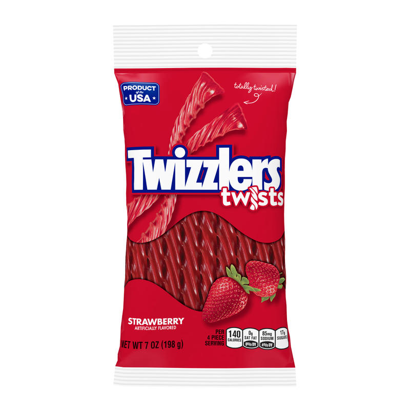 Twizzlers Strawberry Twists, 7 Oz, Case Of 12 Packs MPN:54402