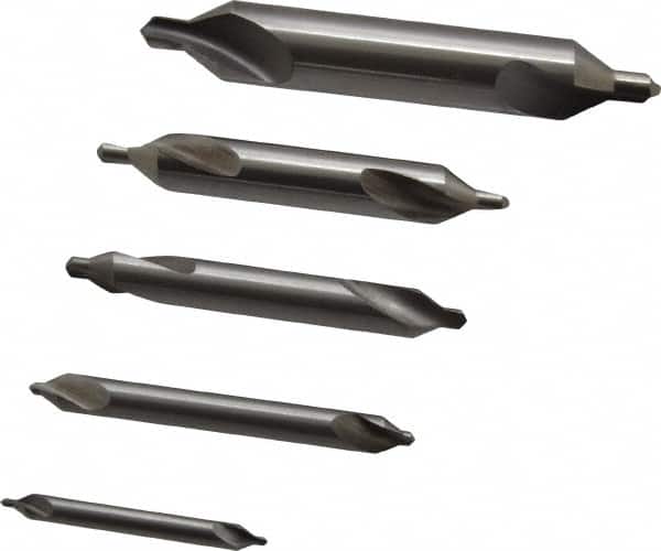 5 Pc #1 to #5 High Speed Steel Combo Drill & Countersink Set MPN:HCH70012K