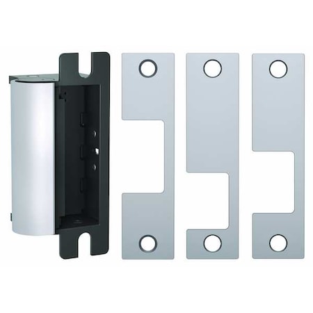 Electric Door Strike, Stainless Steel, Dull Stainless Steel, Includes: (3) Faceplates, Strike Body MPN:1006CLB