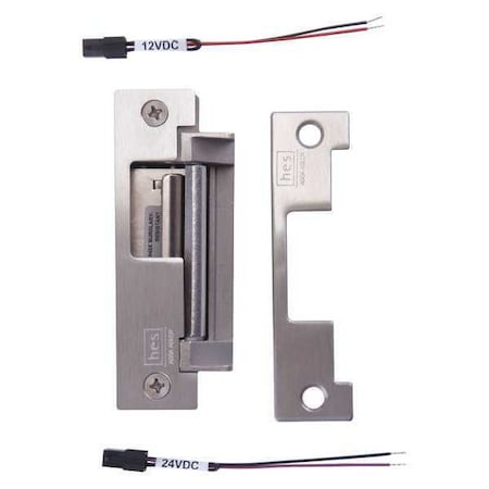 Electric Door Strike, Stainless Steel, Stainless steel, For Use With: Mortise/Cylindrical Locksets MPN:4500C-LBSM 630