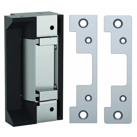Electric Door Strike, 12/24V AC/DC, 1 3/4 in Wd, 4 7/8 in Ht, Cylindrical, Stainless Steel MPN:5000C-12/24D-630