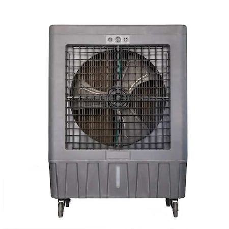 Portable Evaporative Cooler, 11, 000 cfm, 3, 000 sq ft, 33 gal, 3/4 hp, Direct MPN:MC92V