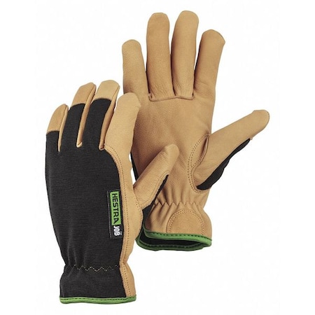 Glove, Leather, Goatskin, Black/Tan, XXL MPN:73010-701-11