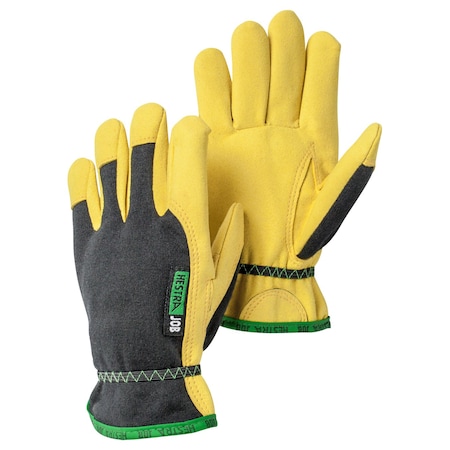 Kids Work Gloves, Synthetic Suede, Stretch Polyester, Black, Tan, 5, 1 PR MPN:KIDS KOBOLT