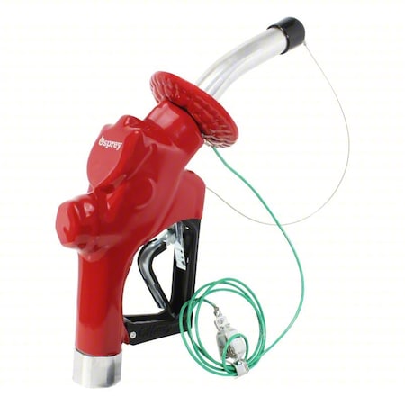FuelNozzle, Red, 1in, BSP, 7inAluminumSpout MPN:1149840N