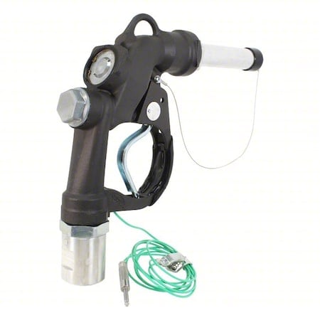 Fuel Nozzle, Black, 7 in Aluminum Spout MPN:13734216N