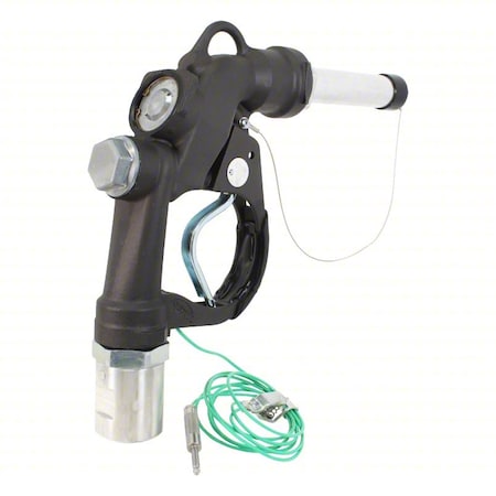 Fuel Nozzle, Black, 7 in Aluminum Spout MPN:13734219N