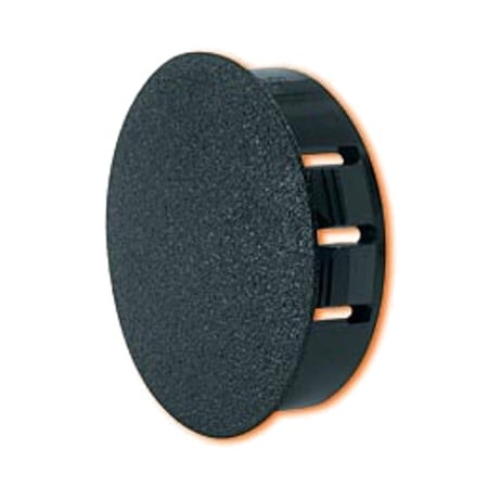 Dome Plug, Black, Nylon, 0.47 in Dia, PK25 MPN:2617