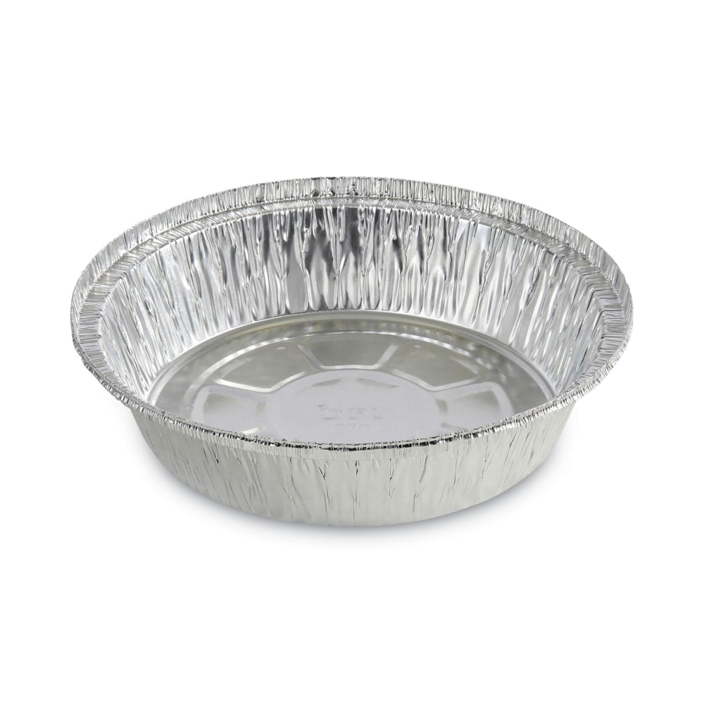 Boardwalk Round Aluminum To-Go Containers, 24 Oz, 1-1/2in x 7in, Silver, Carton Of 500 Containers MPN:BWKROUND7