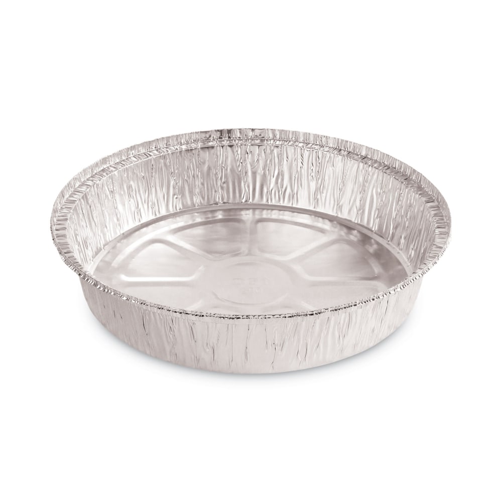 Boardwalk Round Aluminum To-Go Containers, 48 Oz, 1-11/16in x 9in, Silver, Carton Of 500 Containers MPN:BWKROUND9