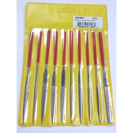10 Piece Medium Coarse Diamond Needle File Set MPN:3000-0062