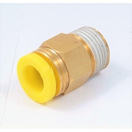 Push To Connect Male Pneumatic Tube Fitting 1/8 X NPT 3/8 MPN:8401-0275