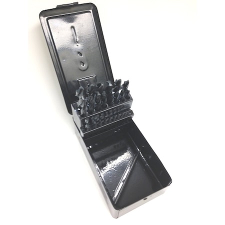 25 Piece 1-13mm X .5mm High Speed Steel Metric Jobber Drill Set MPN:5000-0007