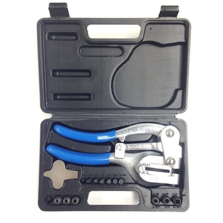 17 Piece Metal Power Punch Kit With Punches & Dies MPN:7070-0016