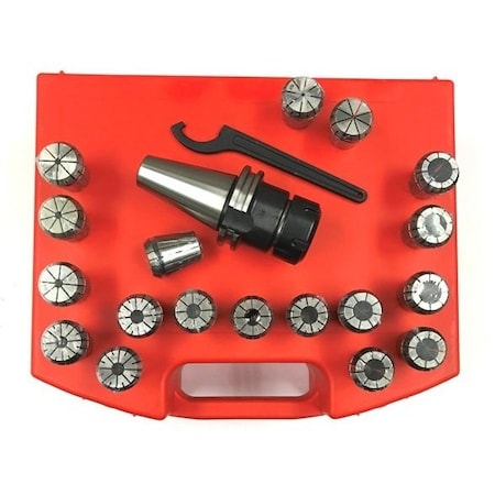 ER-32 CAT40 V-Flange Spring Collet Chuck Set MPN:3900-4029