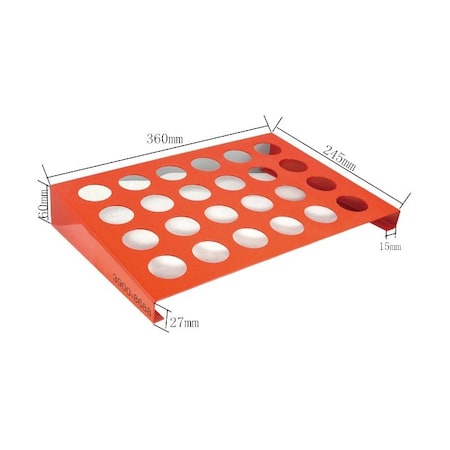 24 Piece ER-40 Collet Rack MPN:3900-8688