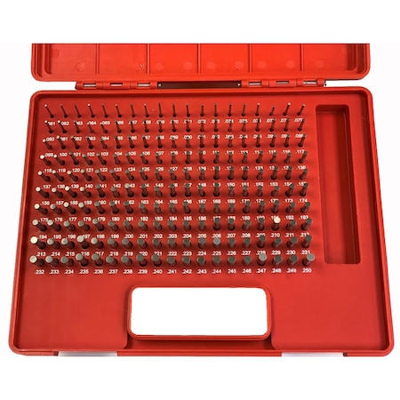 190 Piece M1 Plus Pin Gage Set .061-.250 MPN:4101-0111