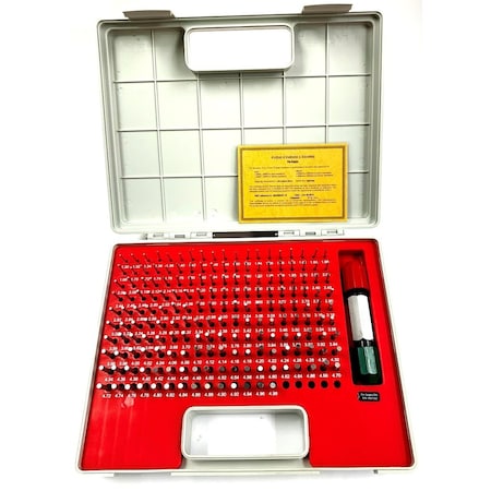 1.30-4.98mm -.005 185 Piece Pin Gage Set MPN:4101-1012