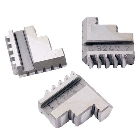 3 Piece Steel Internal Hard Jaw Set For 8