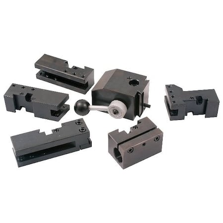 6 Piece KDK Style-0 Quick Change Tool Post & Holder Set MPN:3900-5424