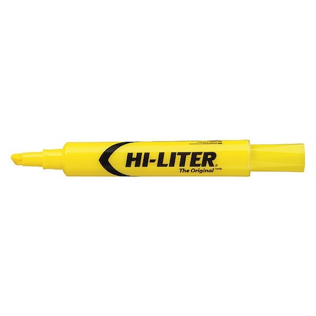 Desk-Style Highlighter, Yellow, Smear Safe Nontoxic MPN:7170907742