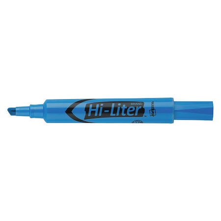 Desk-Style Highlighter, Chisel Tip, Fluorescent Blue, Smear Safe, Nontoxic MPN:7170924016