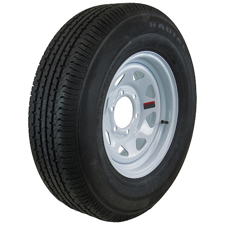 Trailer Tire Wheel Assembly, 15x6 6-5.5 MPN:ASR1205