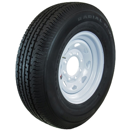 Trailer Tire Wheel Assembly, 16x6 8-6.5 MPN:ASR1206