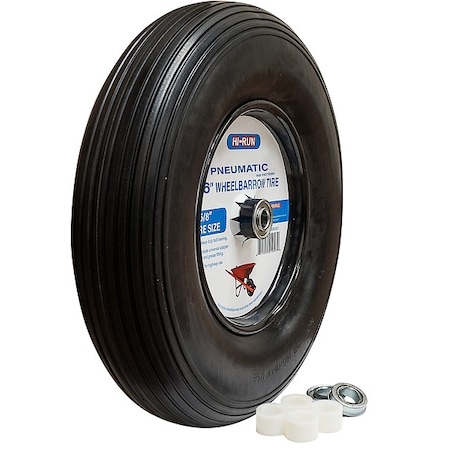 Tires and Wheels, 300 lb, Wheel Barrow MPN:WB1009