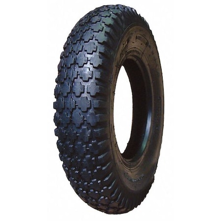 Wheelbarrow Tire, 4.80/4.00-8, 4 Ply, Stud MPN:CT1008