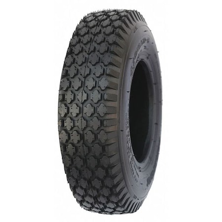 Power Equipment Tire, 10.6 in OD, 4.10/3.50-4, 2 Ply, Rubber MPN:WD1048