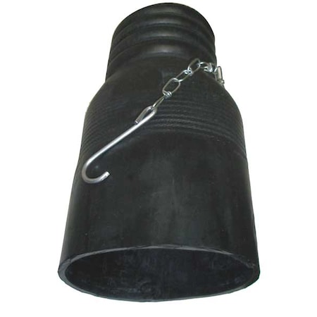 Tailpipe Adapter, Rubber, 4 1/2