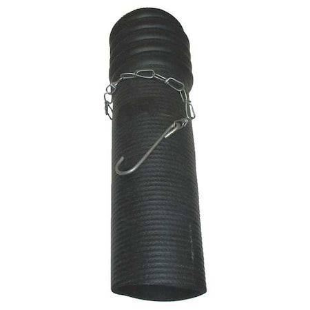Tailpipe Adapter, Rubber, 3 1/2